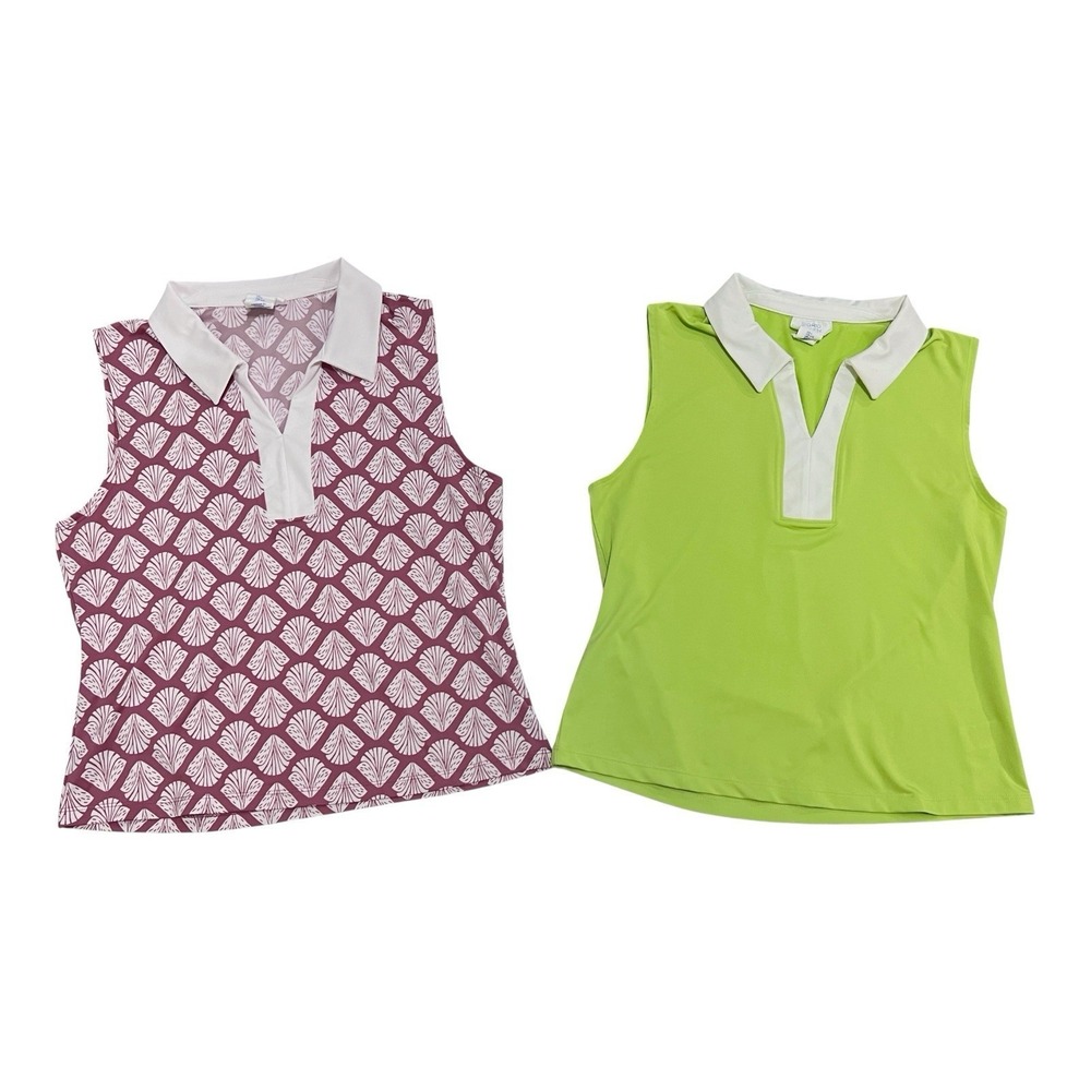 SIGRID OLSEN Polo Tops Golf & Tennis Sleeveless Pullovers Womens Large
